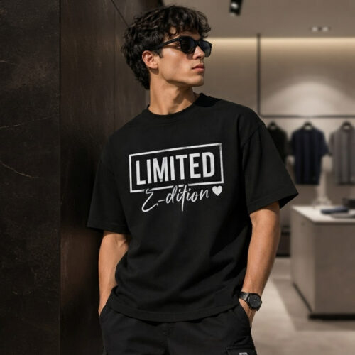 Limited Edition Oversized T-Shirt – Black